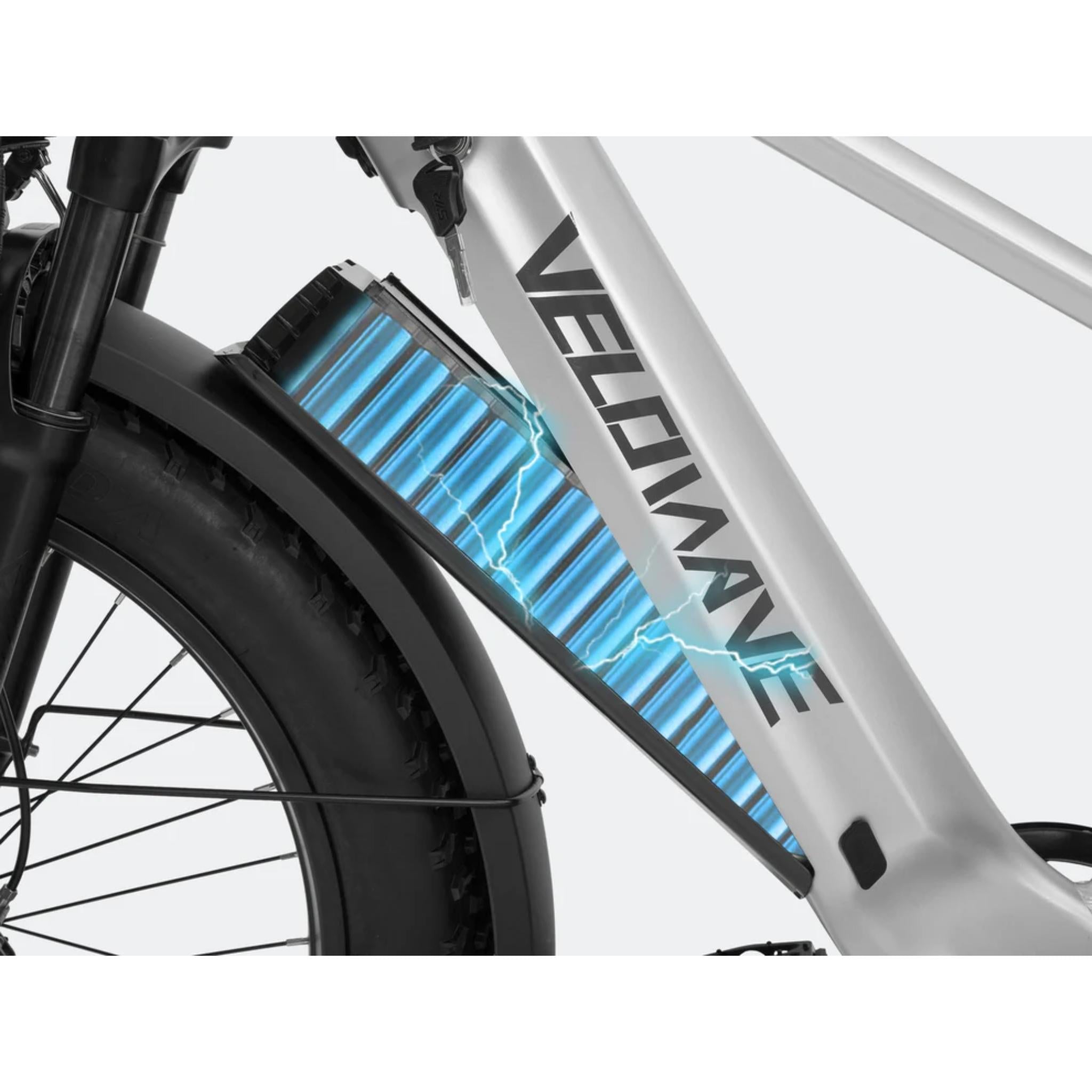Ranger 3.0 Fat Tire All-Terrain Electric Bike - Blue Gray