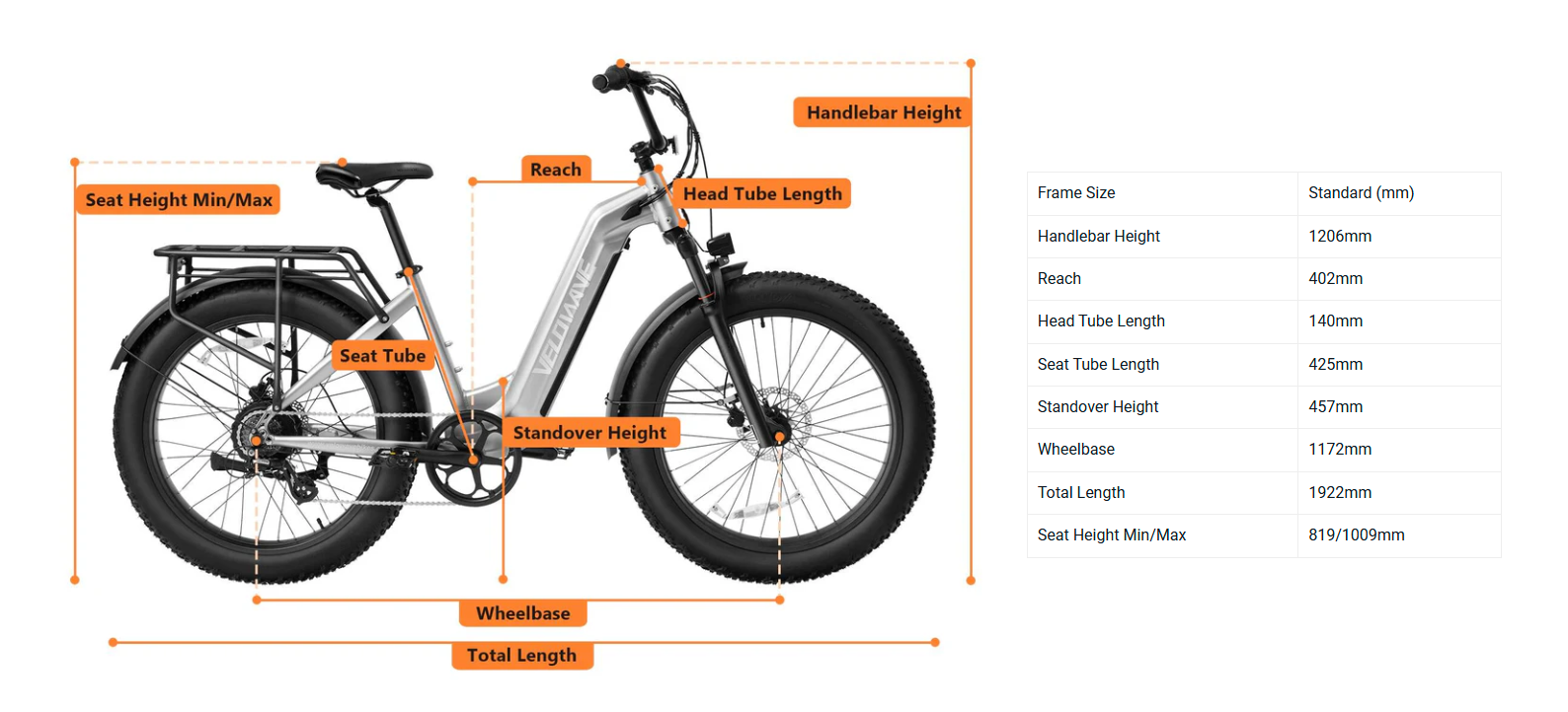 Ranger Step-Thru 2.0 Electric Bike - Dark Gray