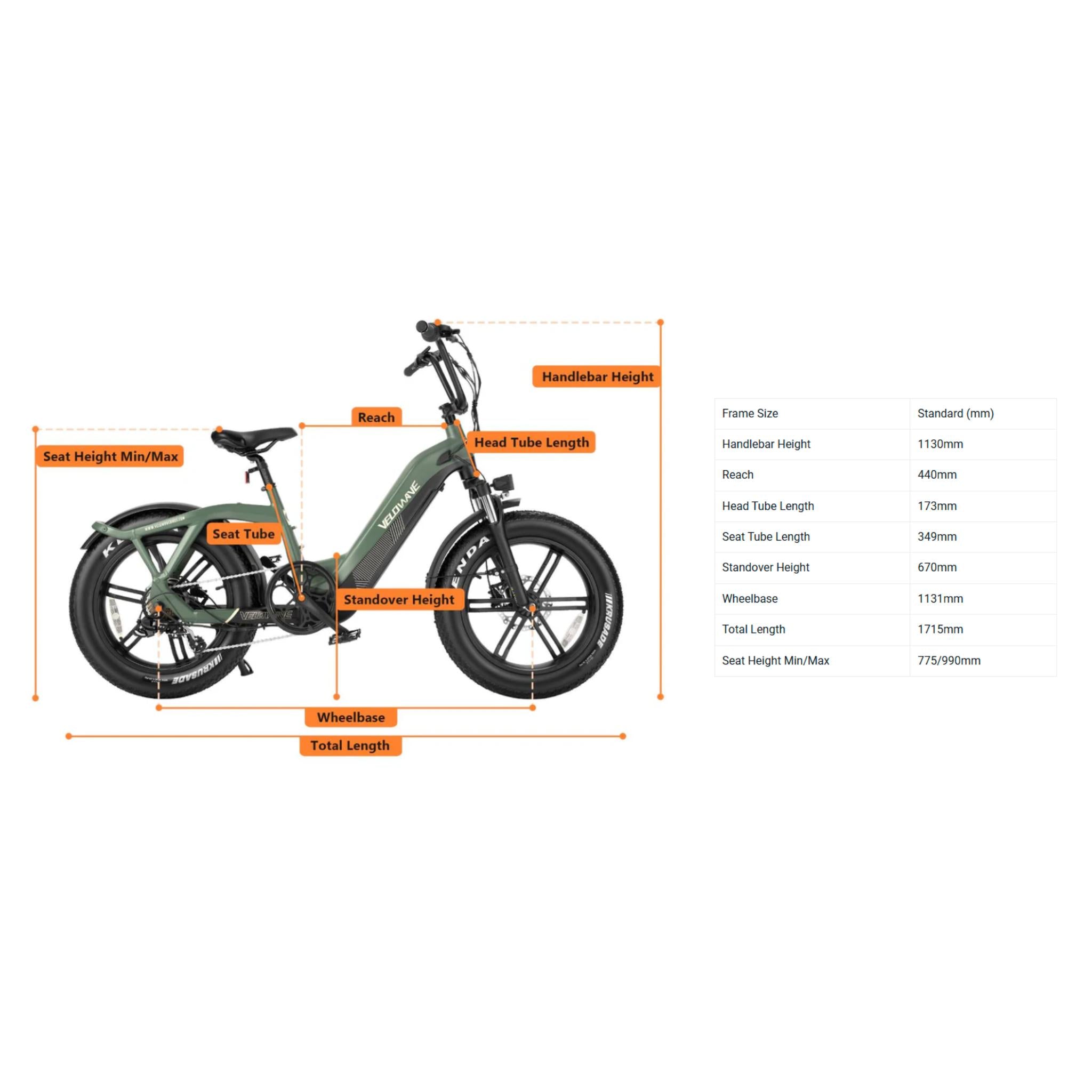 Pony Compact Step-Thru Electric Bike - Seafoam Green