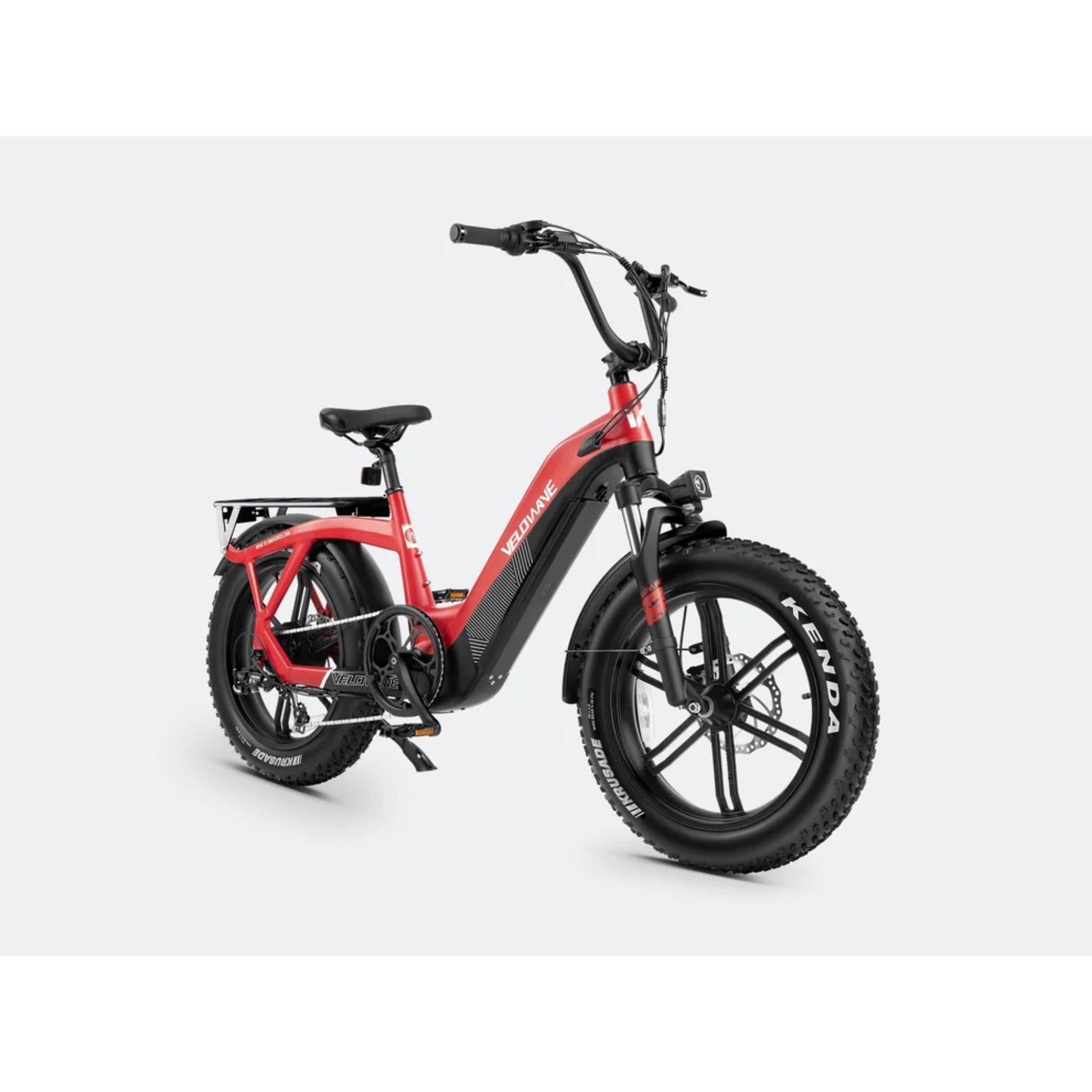 Pony Compact Electric Bike - Red/Black
