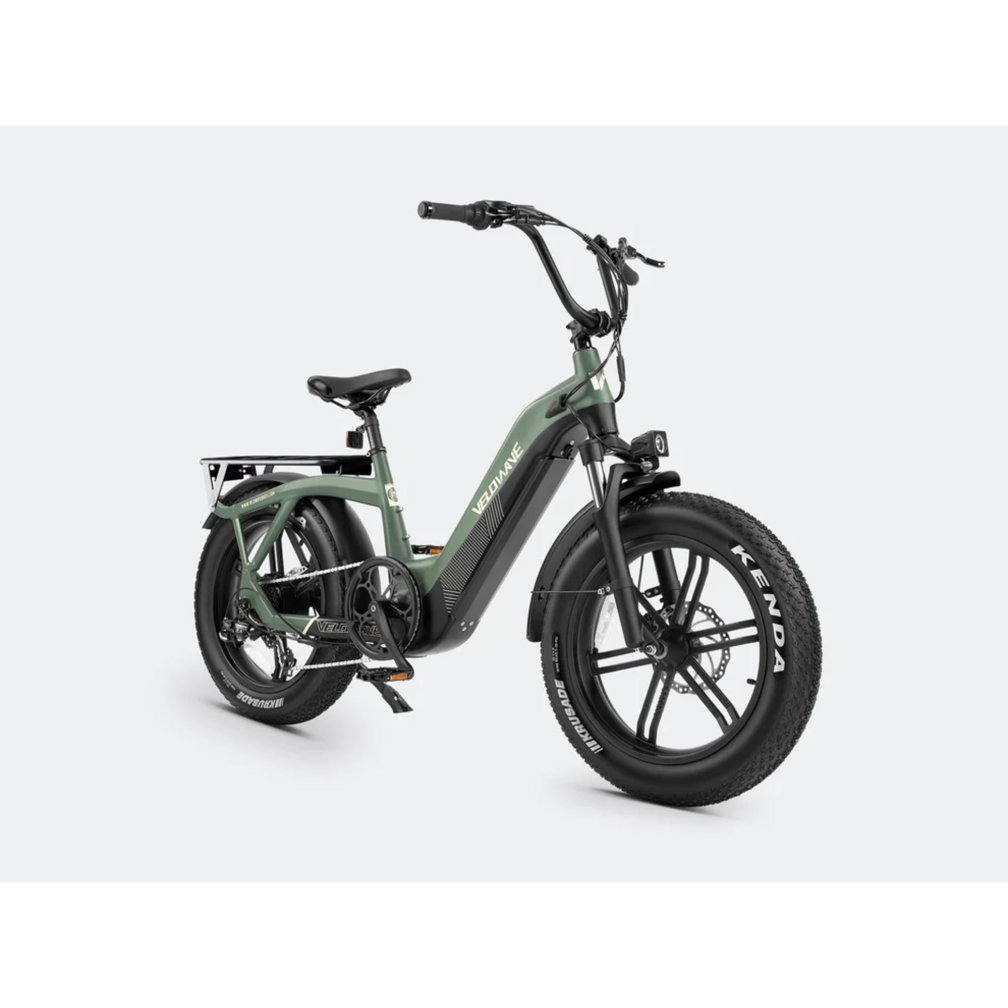 Pony Compact Step-Thru Electric Bike - Seafoam Green
