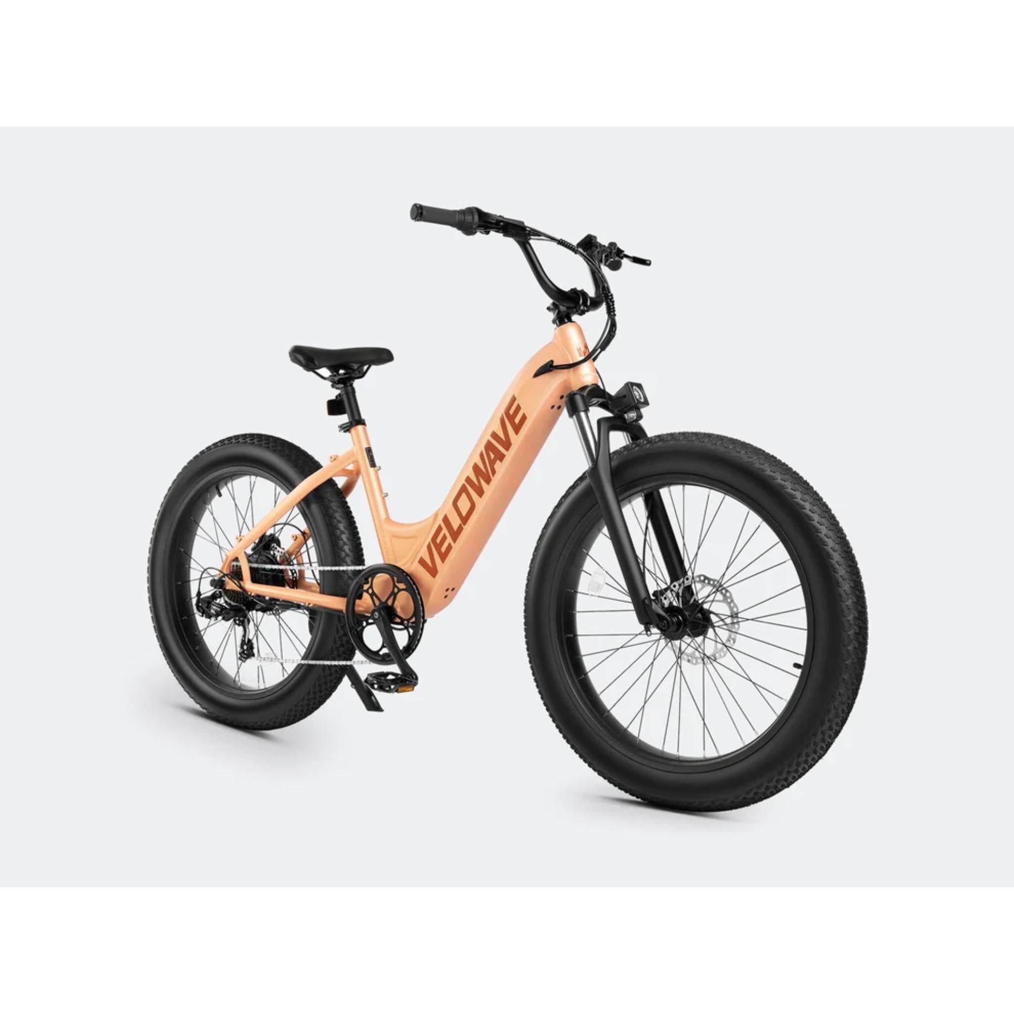 Rover Step-Thru Electric Bike - Rose Gold