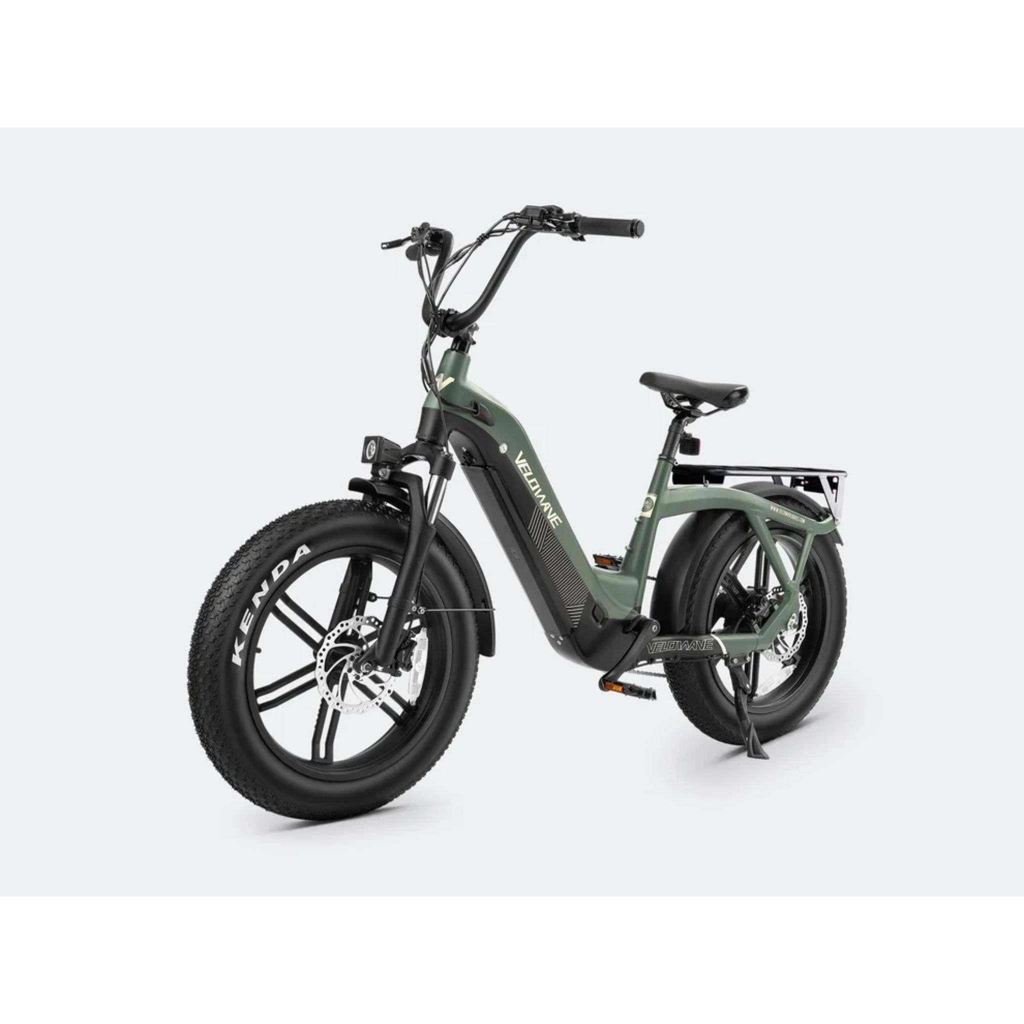 Pony Compact Step-Thru Electric Bike - Seafoam Green