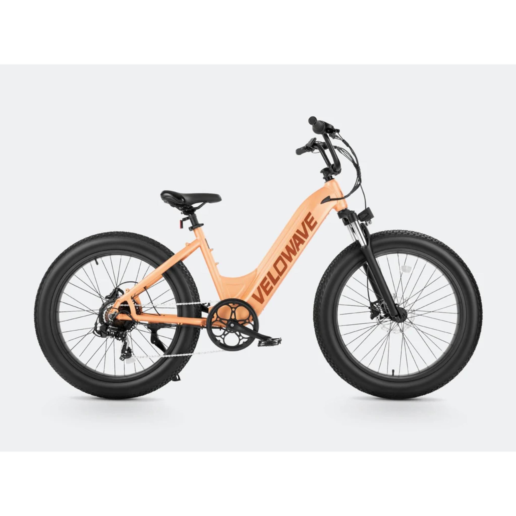 Rover Step-Thru Electric Bike - Rose Gold