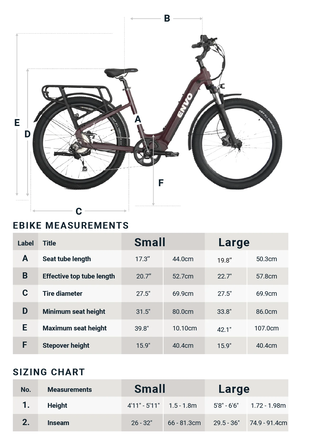 ENVO ST50 Electric Bike - Maroon