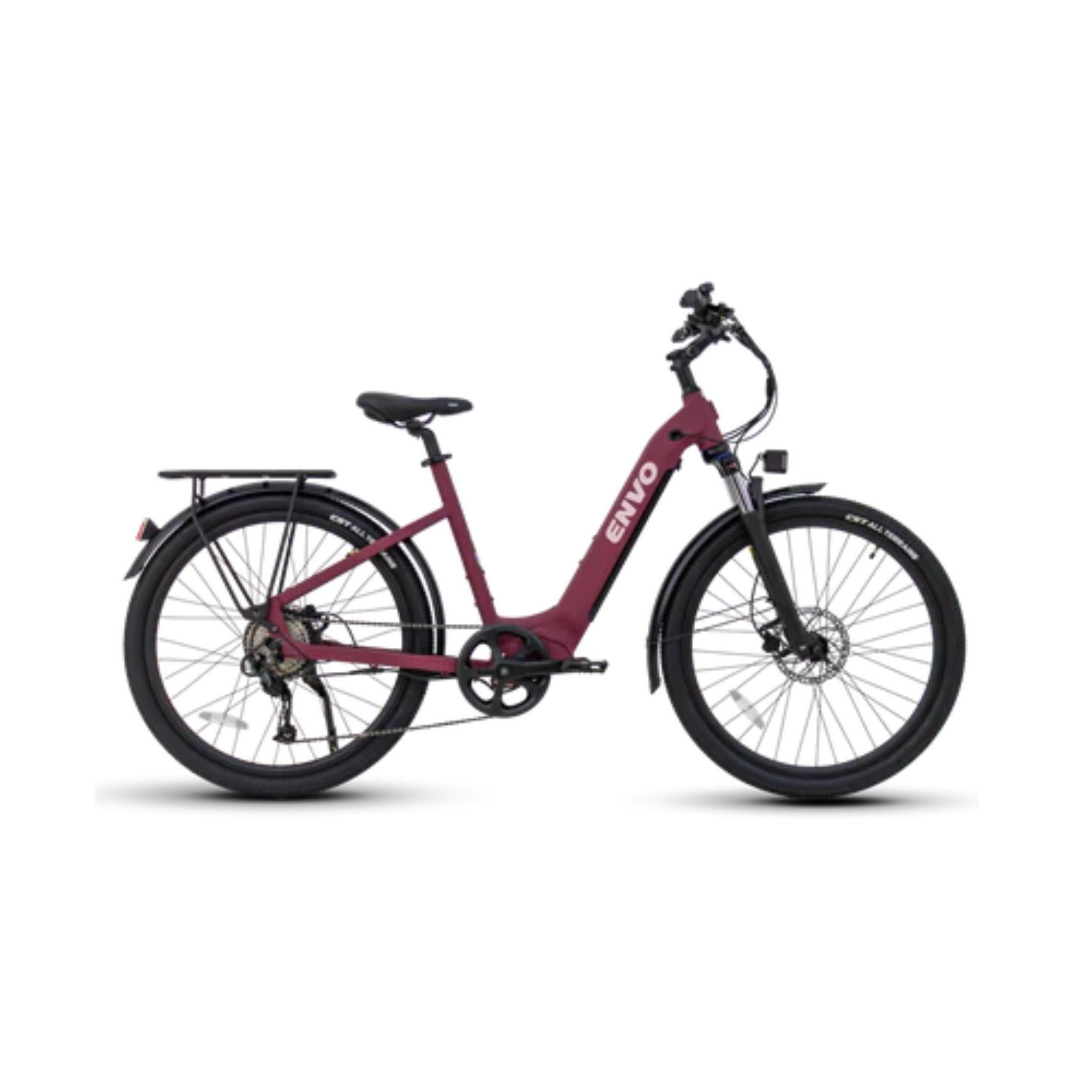 ENVO ST50 Electric Bike - Maroon
