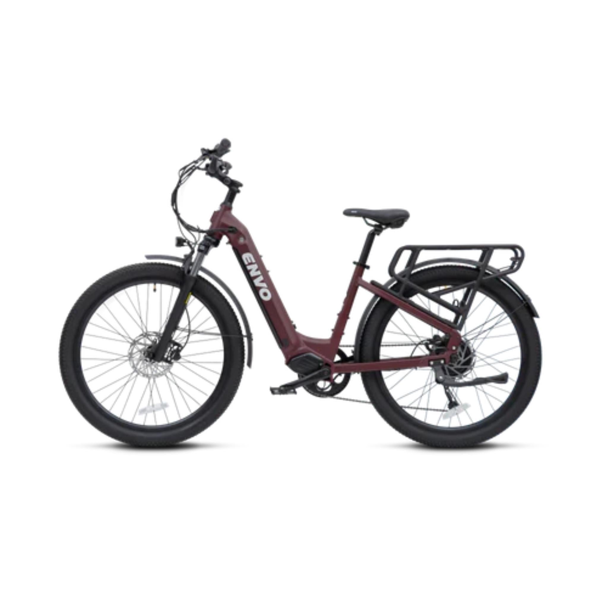 ENVO ST50 Electric Bike - Maroon