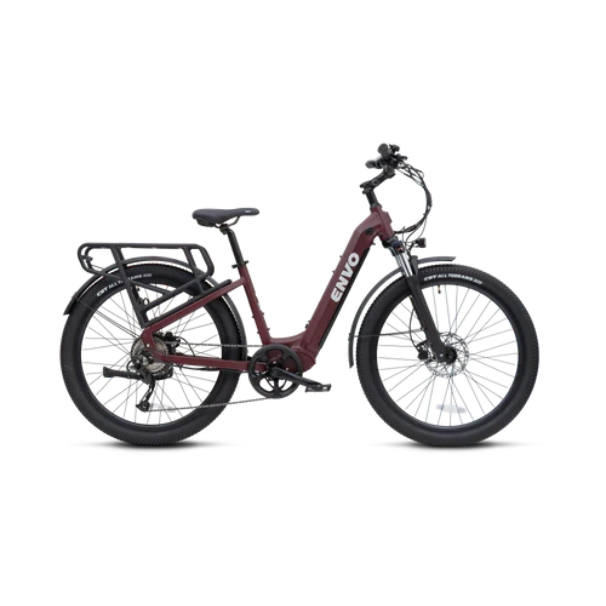 ENVO ST50 Electric Bike - Maroon
