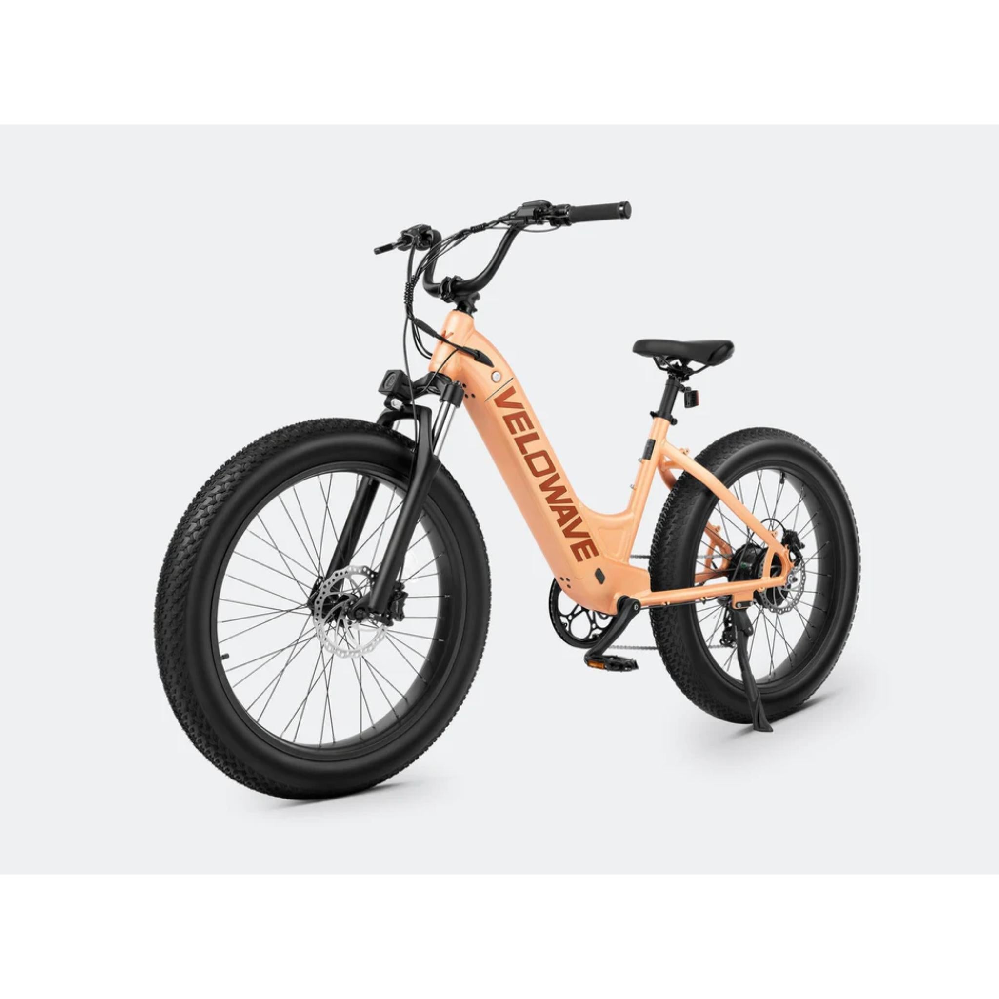 Rover Step-Thru Electric Bike - Rose Gold