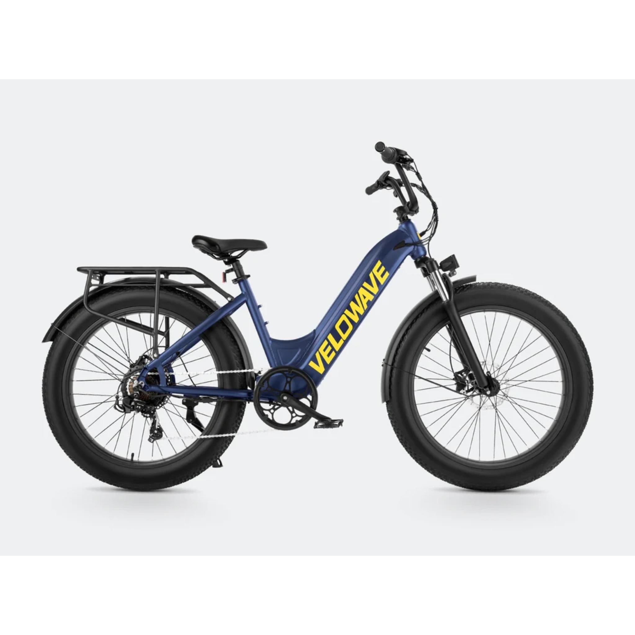 Rover Step-Thru Electric Bike - Dark Blue