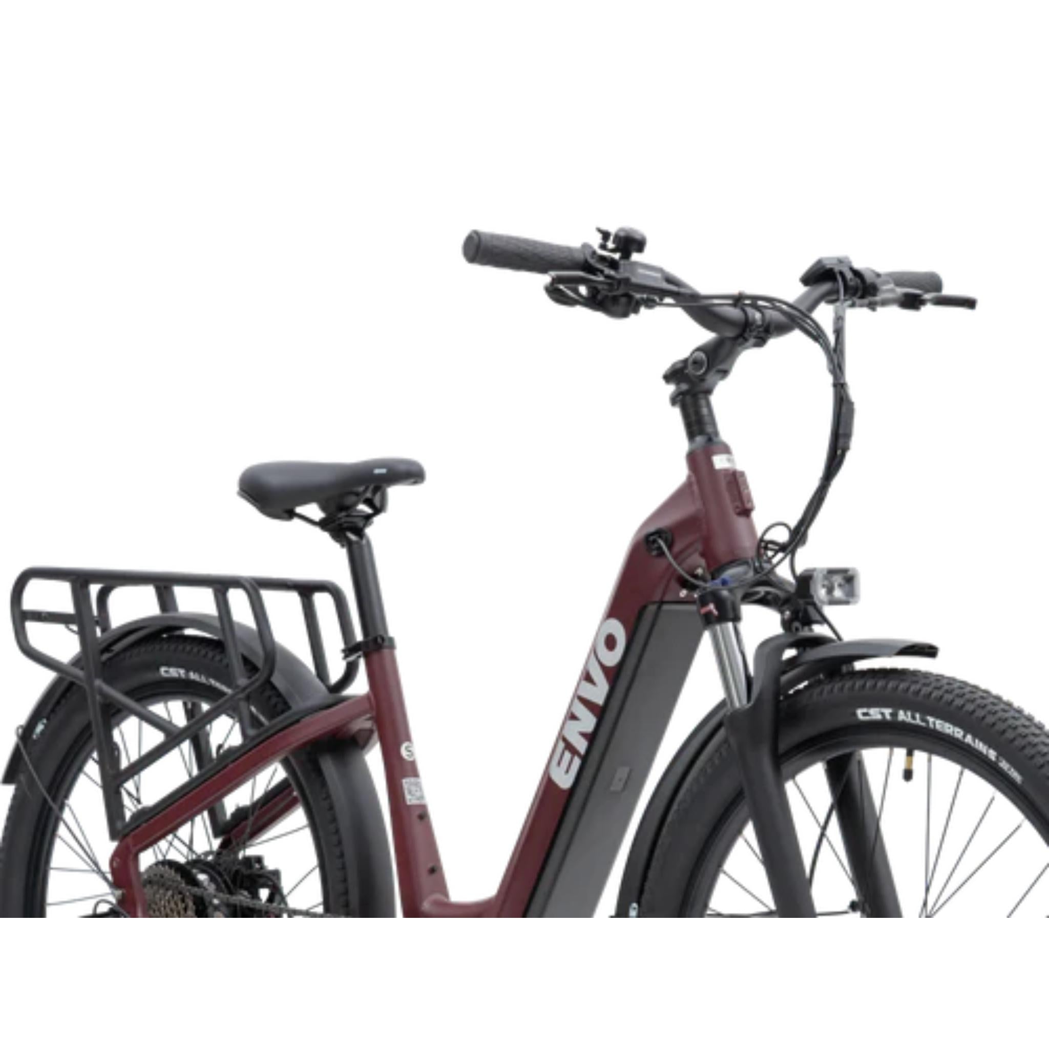 ENVO ST50 Electric Bike - Maroon